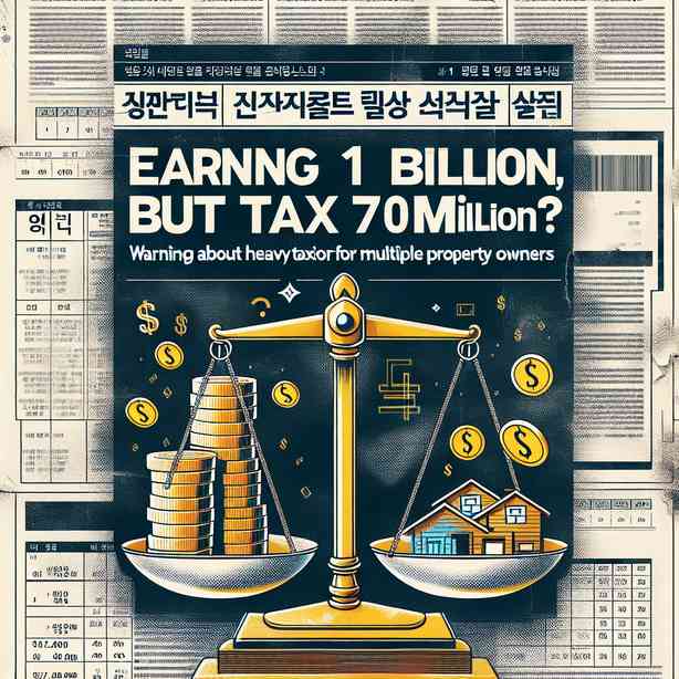 10억 벌었다고 세금 7억? 다주택자 세금 중과 예고 10억 벌었다고 세금 7억? 다주택자 세금 중과 예고